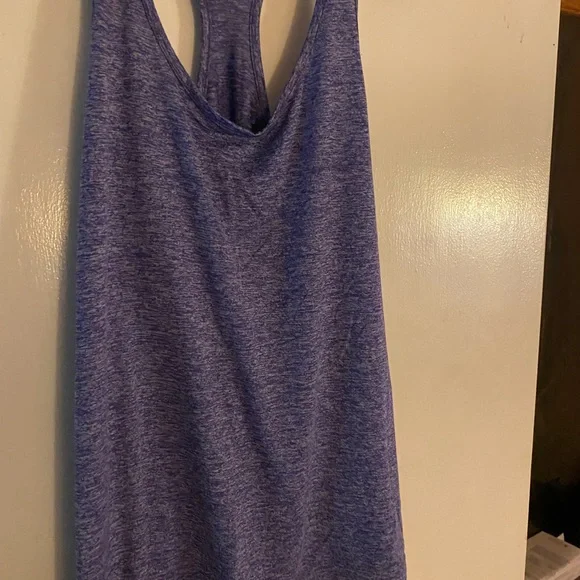 Ladies purple Nike racer back tank - Picture 6 of 10